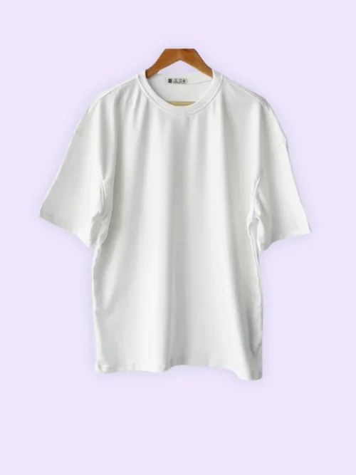 Camiseta oversize blanca para hombre