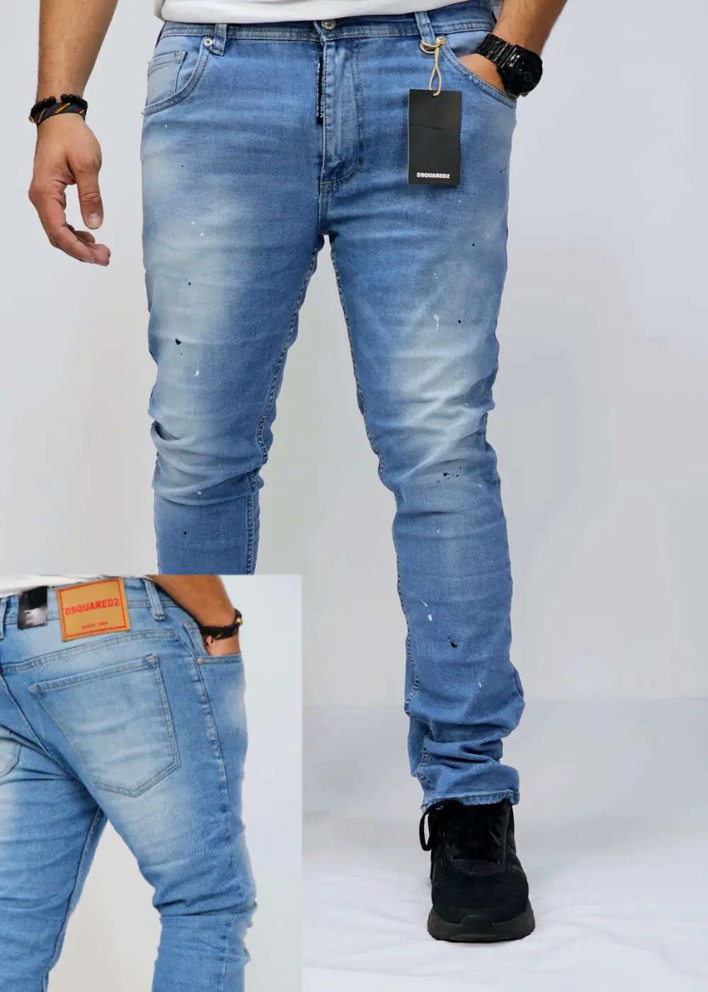 Jean dsquared2 Azul neutro hombre